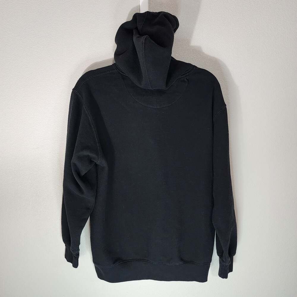 Denim Civilization Black Hoodie with Melting Triple Smiley Face Embroidery - Picture 8 of 8